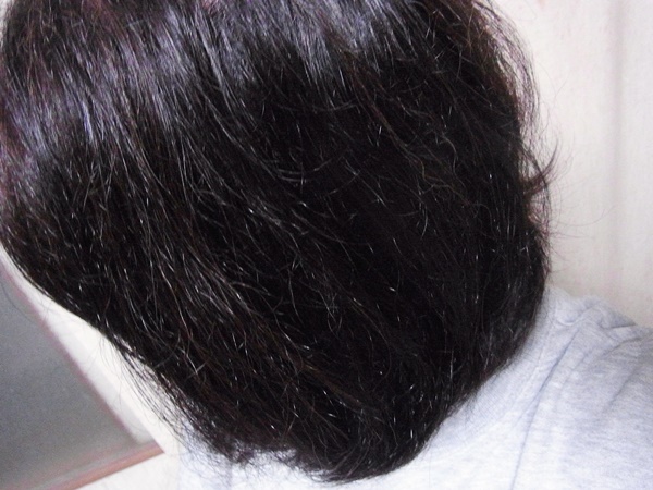 ミネコラパーフェクト3　使用後の髪